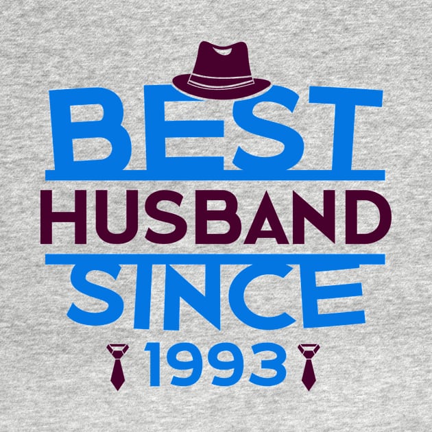 'Best Husband Since 1993' Sweet Wedding Anniversary Gift by ourwackyhome